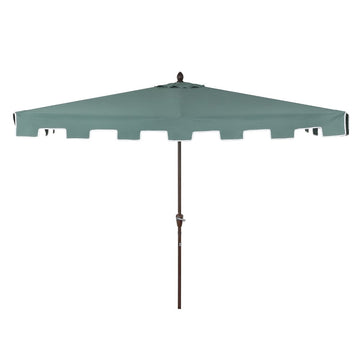 Sidney 9 ft. Classic MidCentury Rectangular Half Market Patio Umbrella